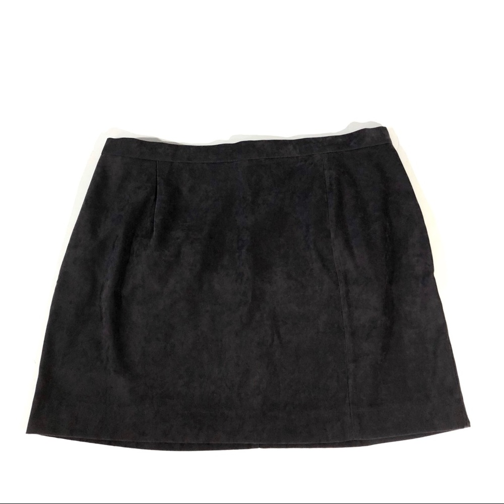 ilyza Dark Gray Stretch Mini Skirt